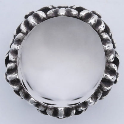 CHROME HEARTS Cemetery Cross Ring Silver Size JP 26
