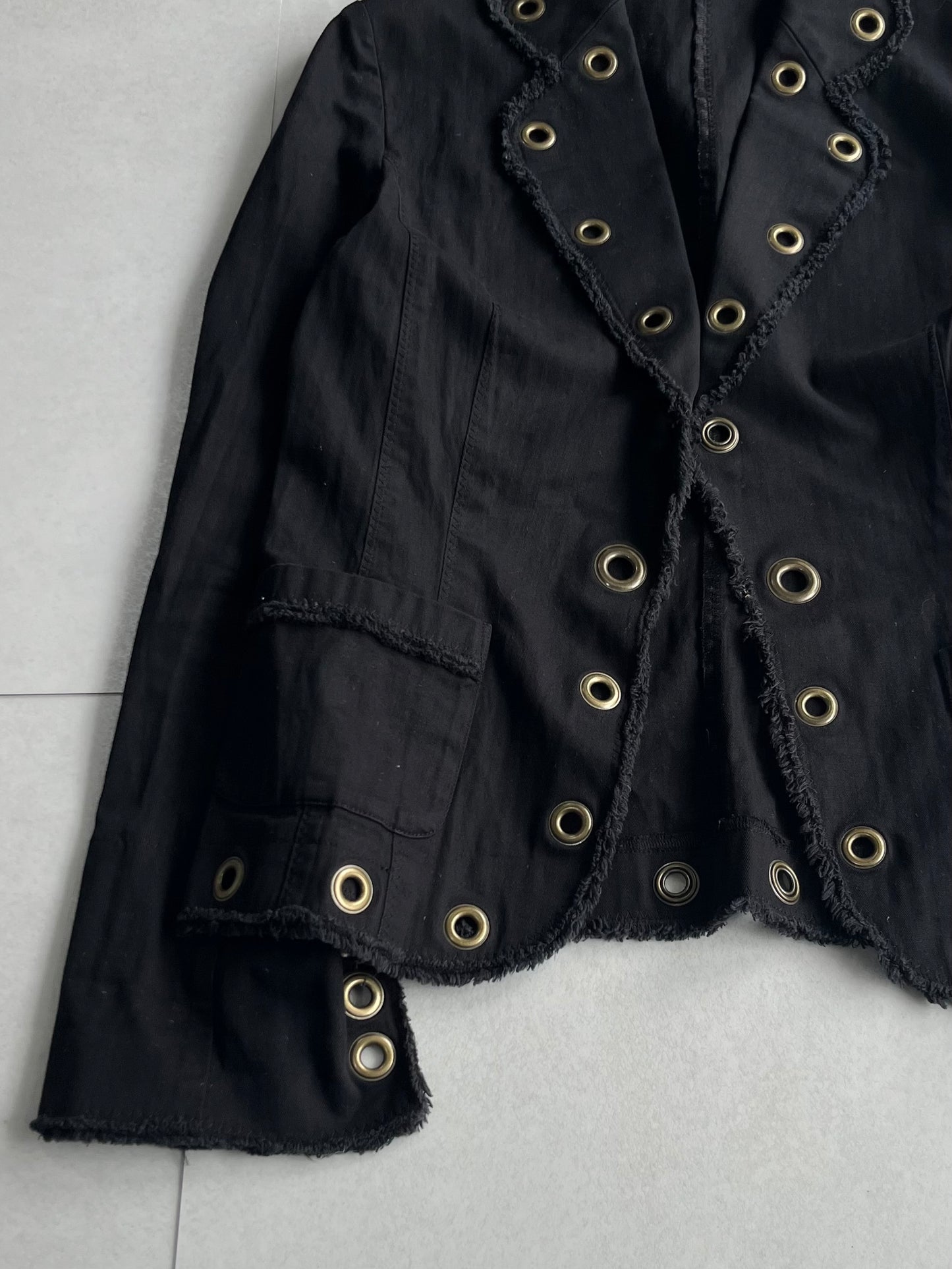 Vintage Black Y2K Gimmick Jacket Size XS