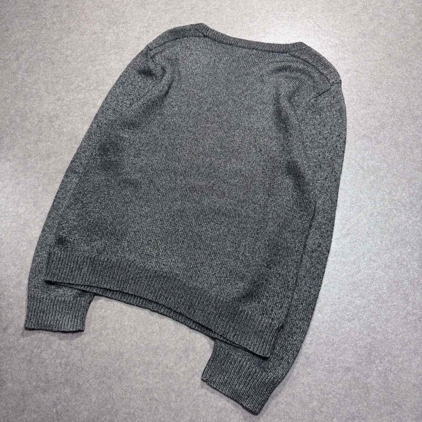A.P.C. Gray Lamé Knit Shirt Size S