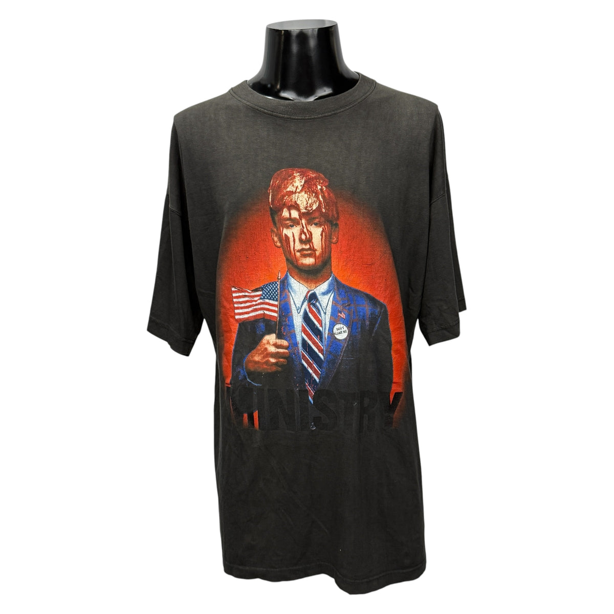 MINISTRY 90s "FILTH PIG" Graphic Vintage T-Shirt Size XL