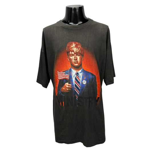 MINISTRY 90s "FILTH PIG" Graphic Vintage T-Shirt Size XL