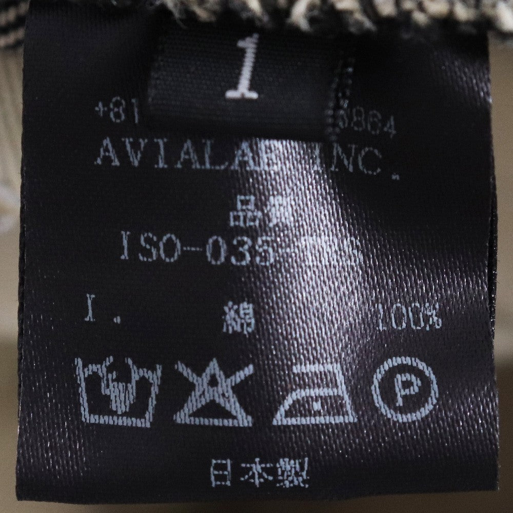 ISO x ANACHRONORM 25AW Damaged Curve Denim Gray Size 1