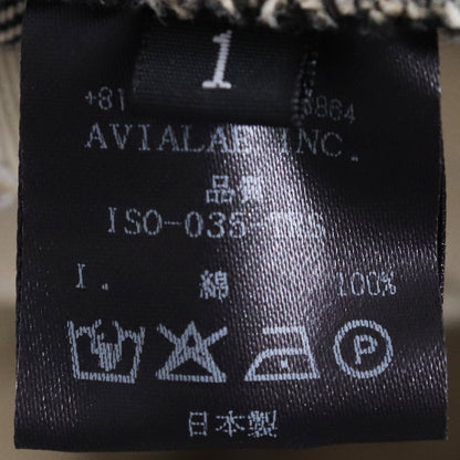 ISO x ANACHRONORM 25AW Damaged Curve Denim Gray Size 1
