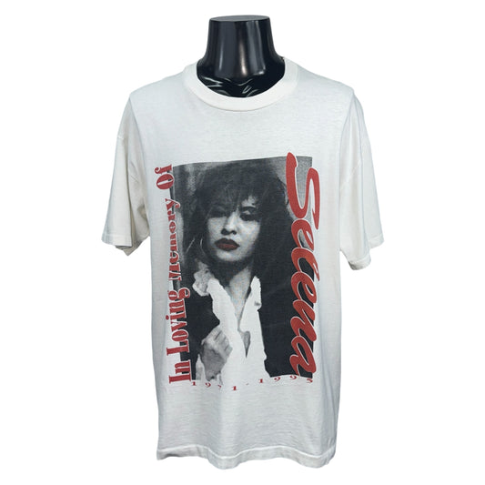 SELENA 90s Vintage "In Loving Memory" Portrait Tee Size XL