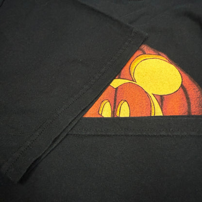 MICKEY MOUSE Y2K Pumpkin Halloween T-Shirt Size L