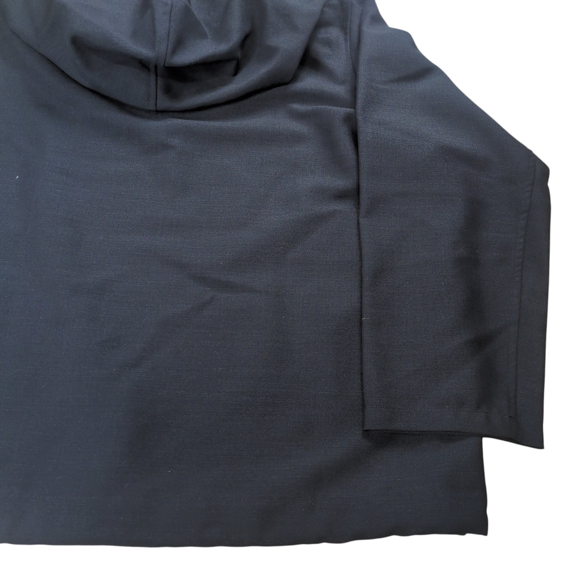 Y's Summer Wool Gabardine Smock Hoodie