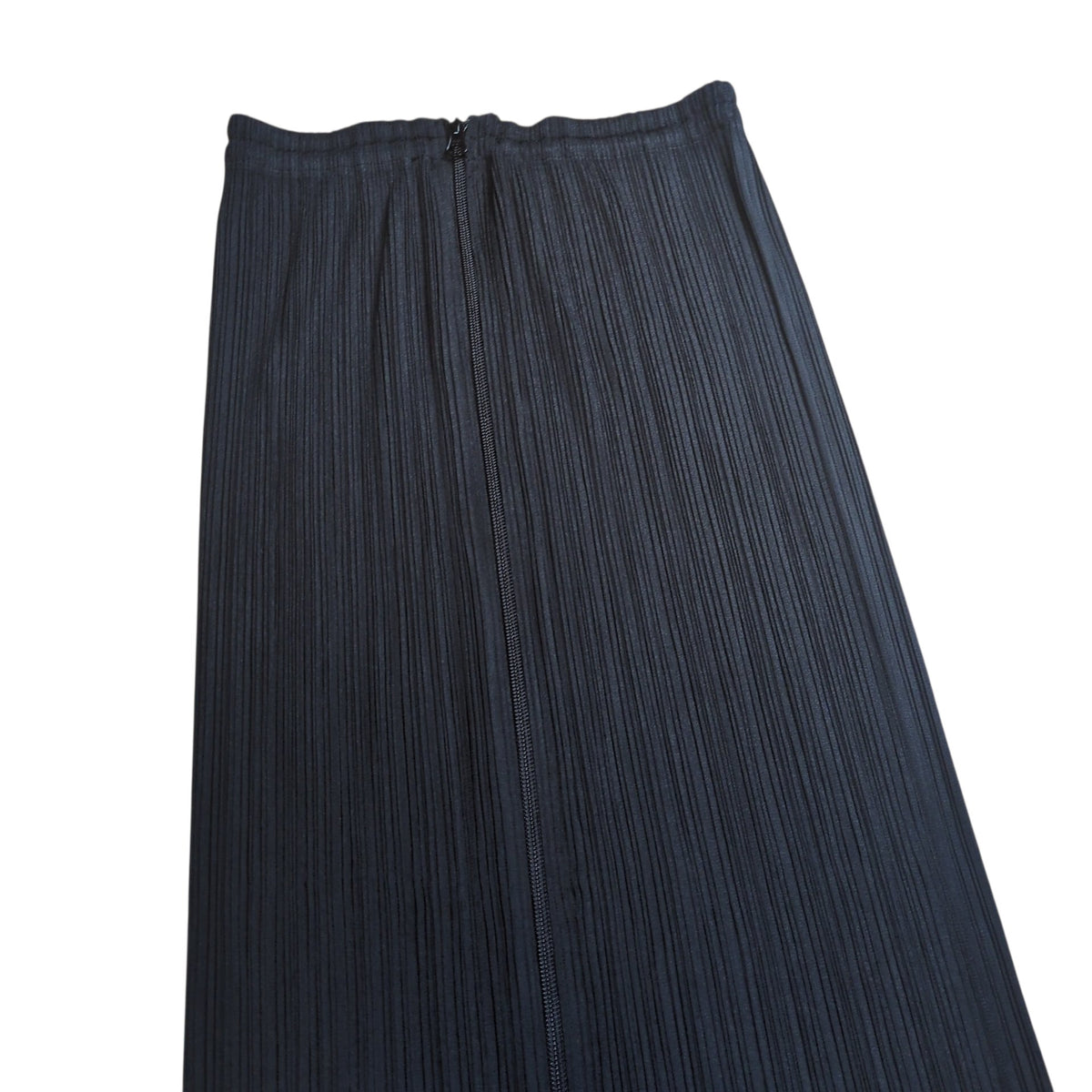 PLEATS PLEASE ISSEY MIYAKE Front Zip Skirt Black Size 3