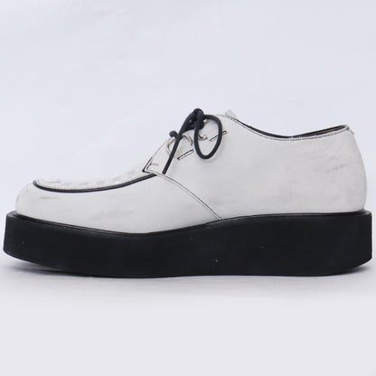 Marni 21AW Gray Suede Laced Brogue Shoes Size EU 40