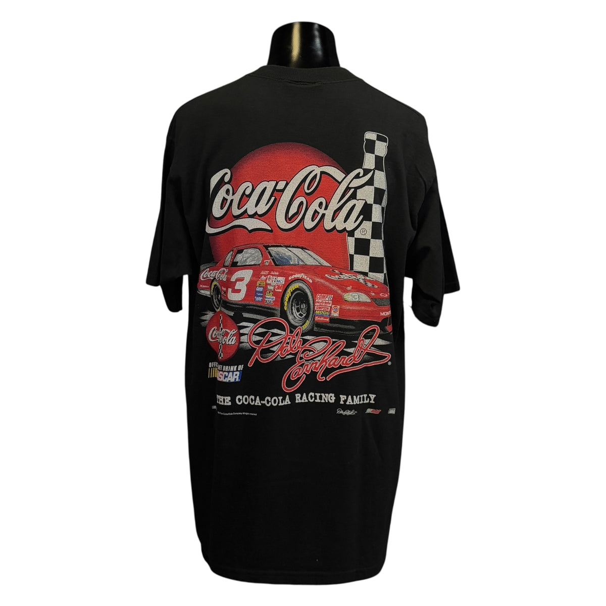 Coca Cola x NASCAR 90s Ralph Dale Earnhardt Sr T-Shirt Size XL