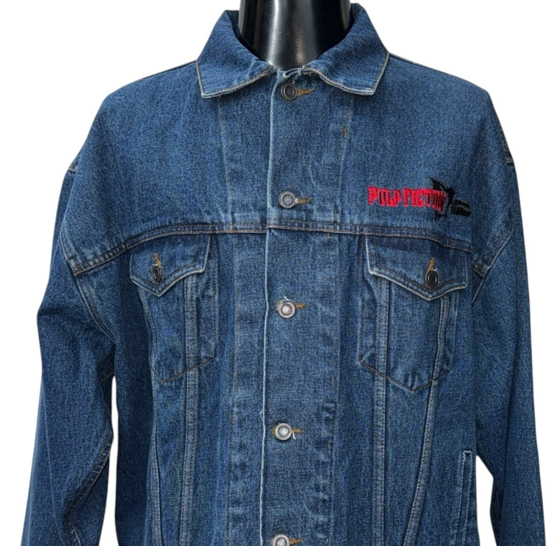 PULP FICTION 90s Denim Jacket Size XL