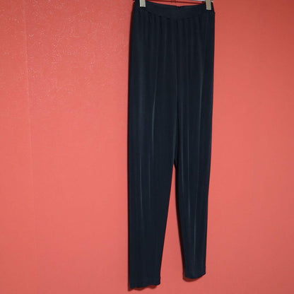 Issey Miyake 90s Rayon Lustrous Draped Pants Blue Size M