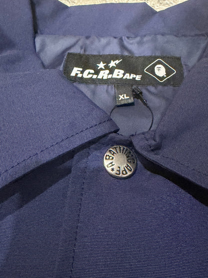 Bape F.C.R.BAPE Coach Jacket Navy Size XL