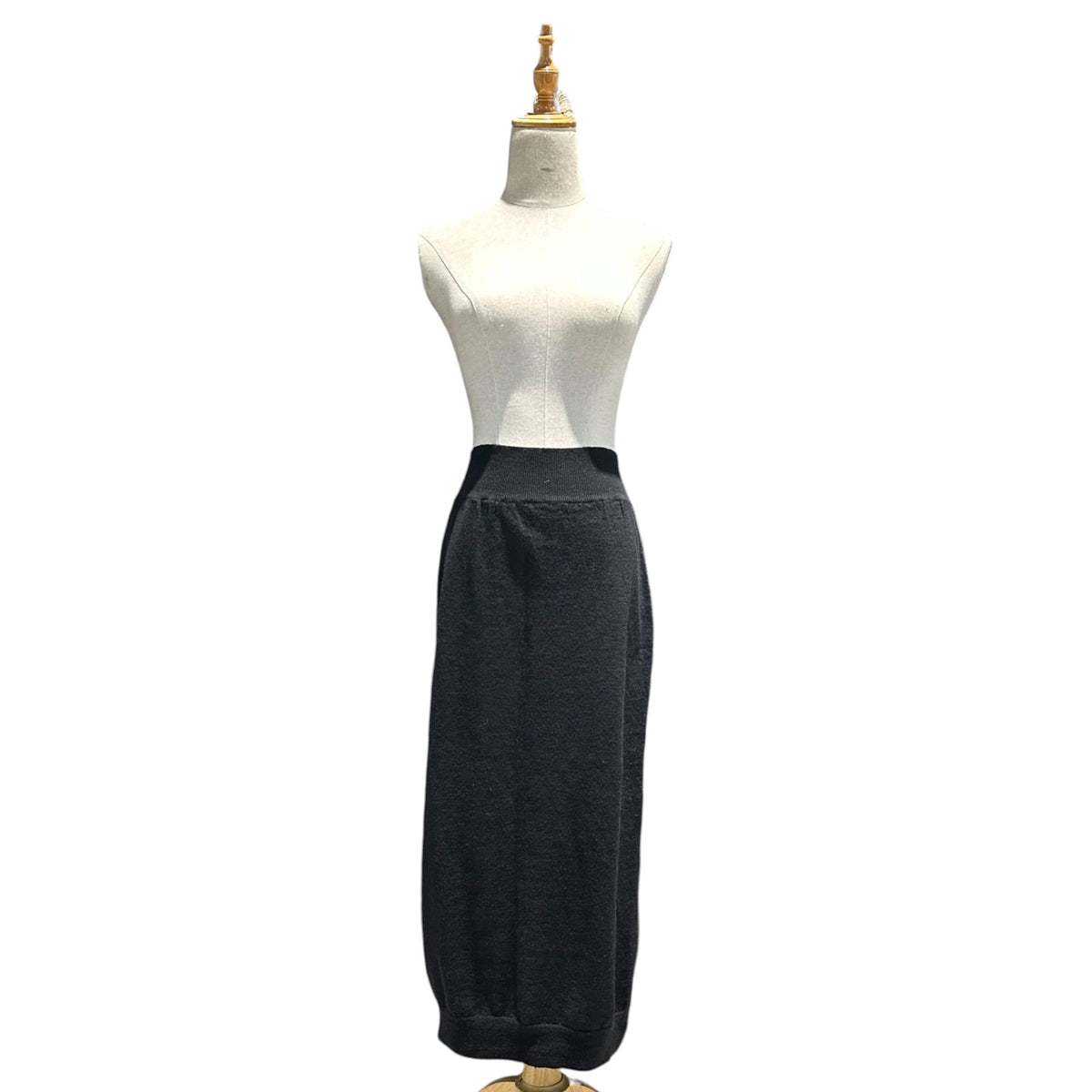 COMME des GARCONS 89AW Vintage Wool Skirt Black Size FREE