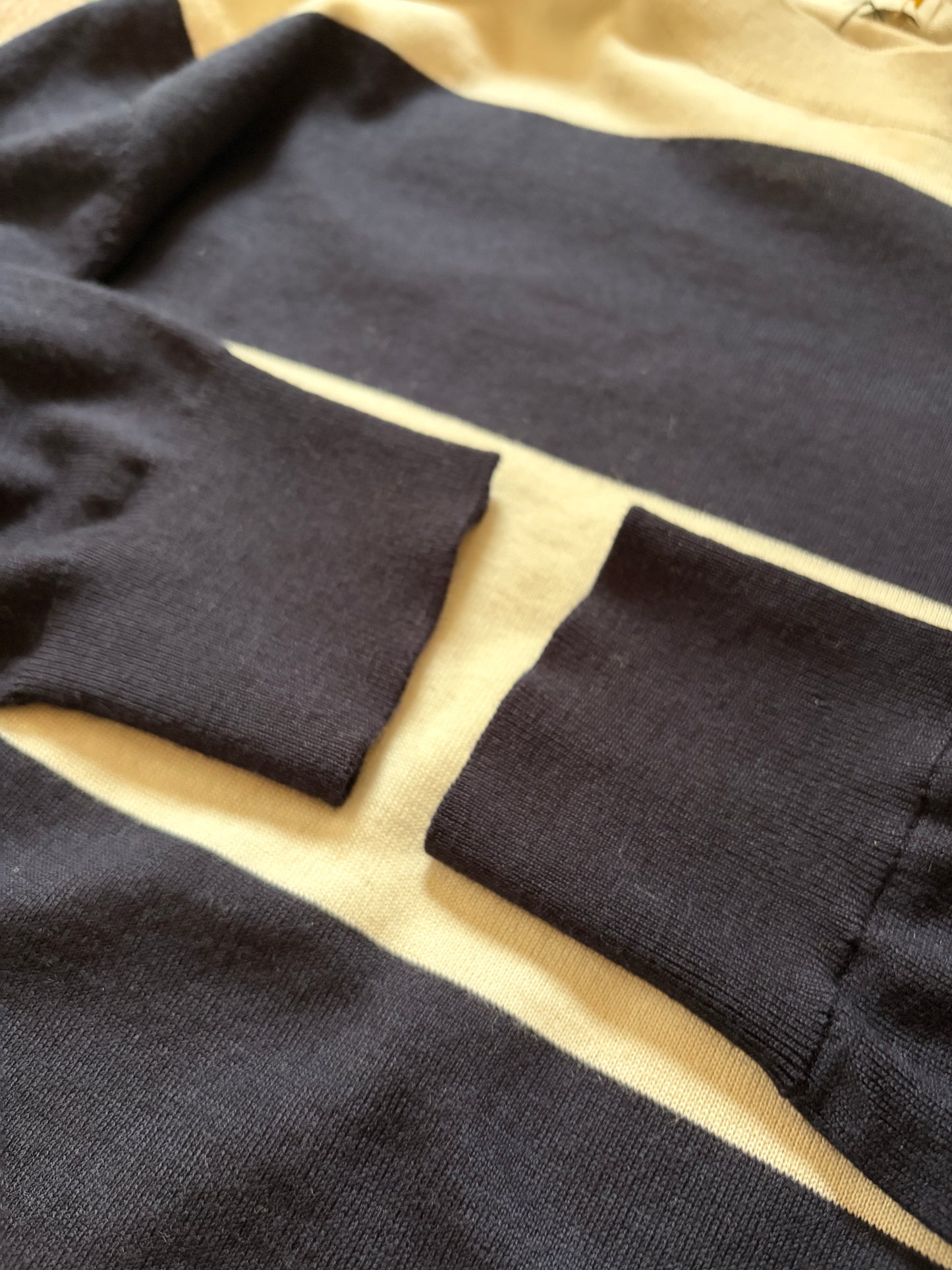 DRIES VAN NOTEN Wool Modernist Multi-Border Sweater