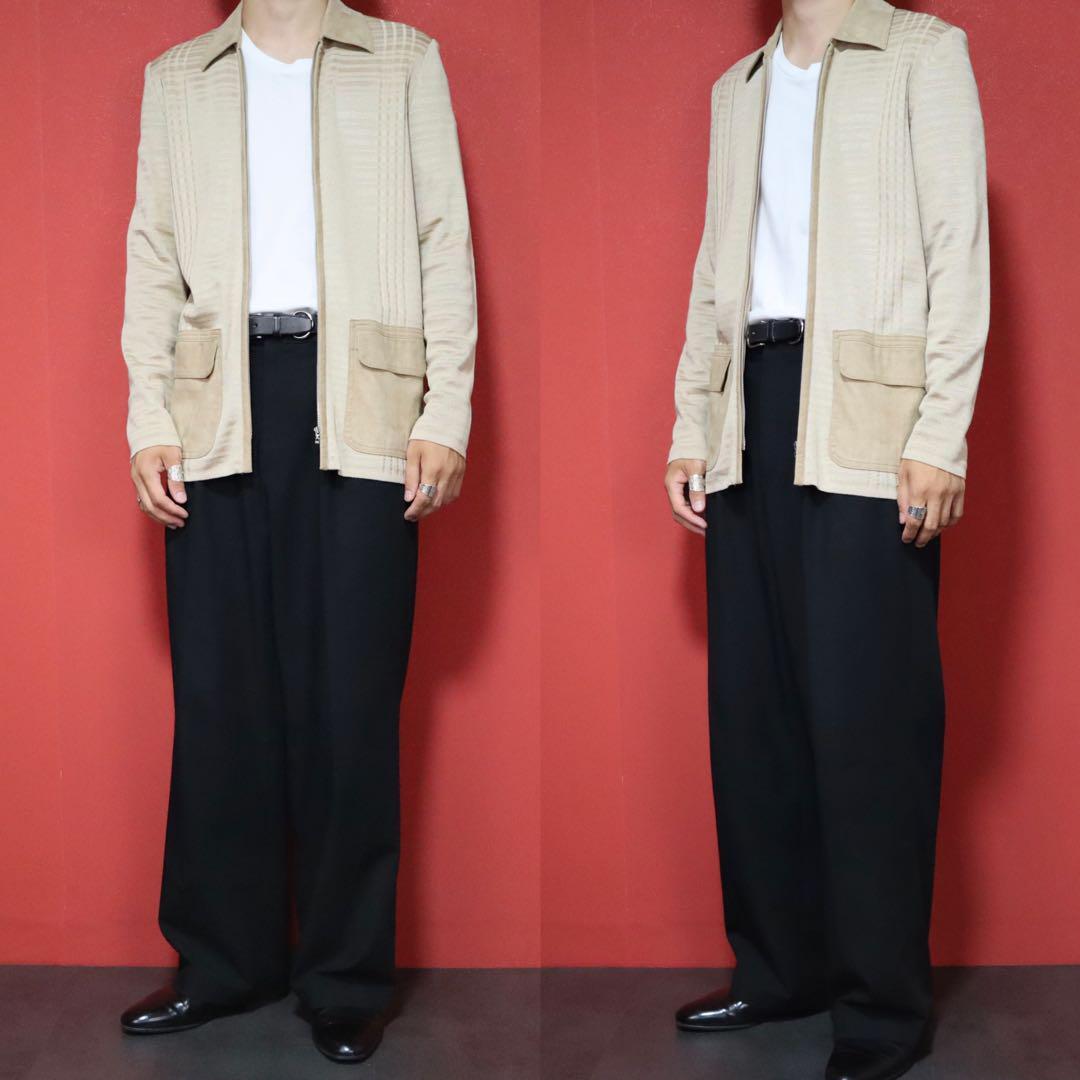 Christian Dior 3D Leather Trim Jacket Size M