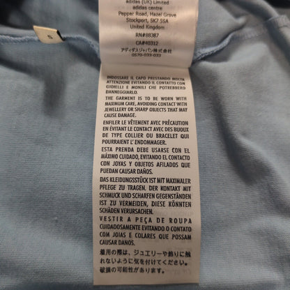 Gucci x adidas Trefoil Logo T-Shirt Blue Size S