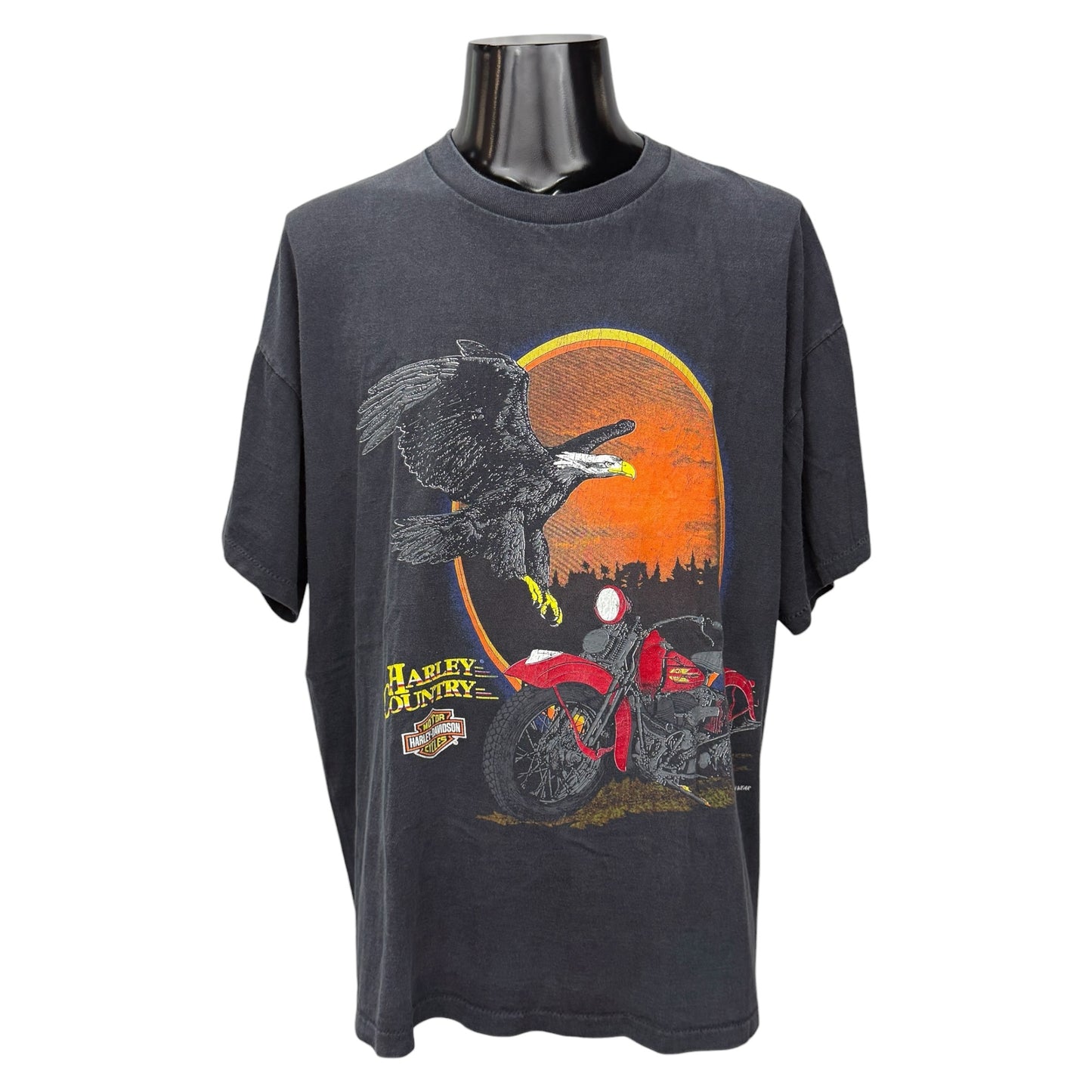 HARLEY-DAVIDSON 90s Harley Country Eagle T-Shirt Size XL