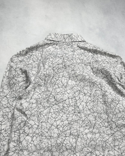 Diet Butcher Slim Skin Crackle Longline Shirt Size 1