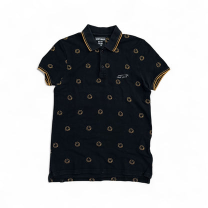 Vintage Hysteric Glamour Kurt Cobain Poloshirt Black Size M