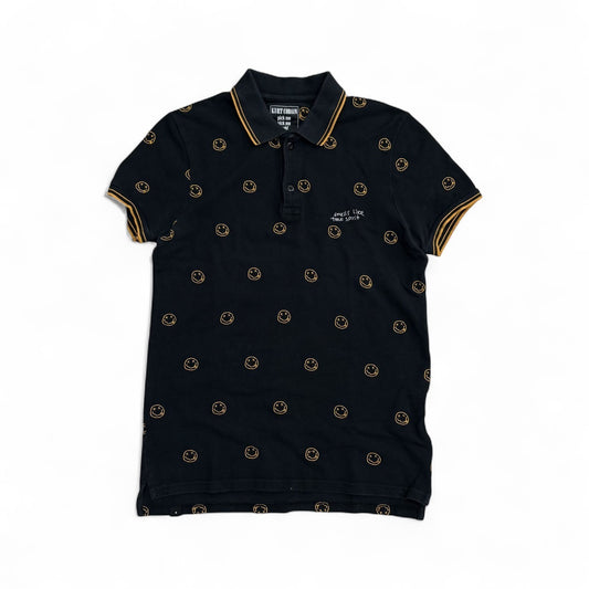 Vintage Hysteric Glamour Kurt Cobain Poloshirt Black Size M