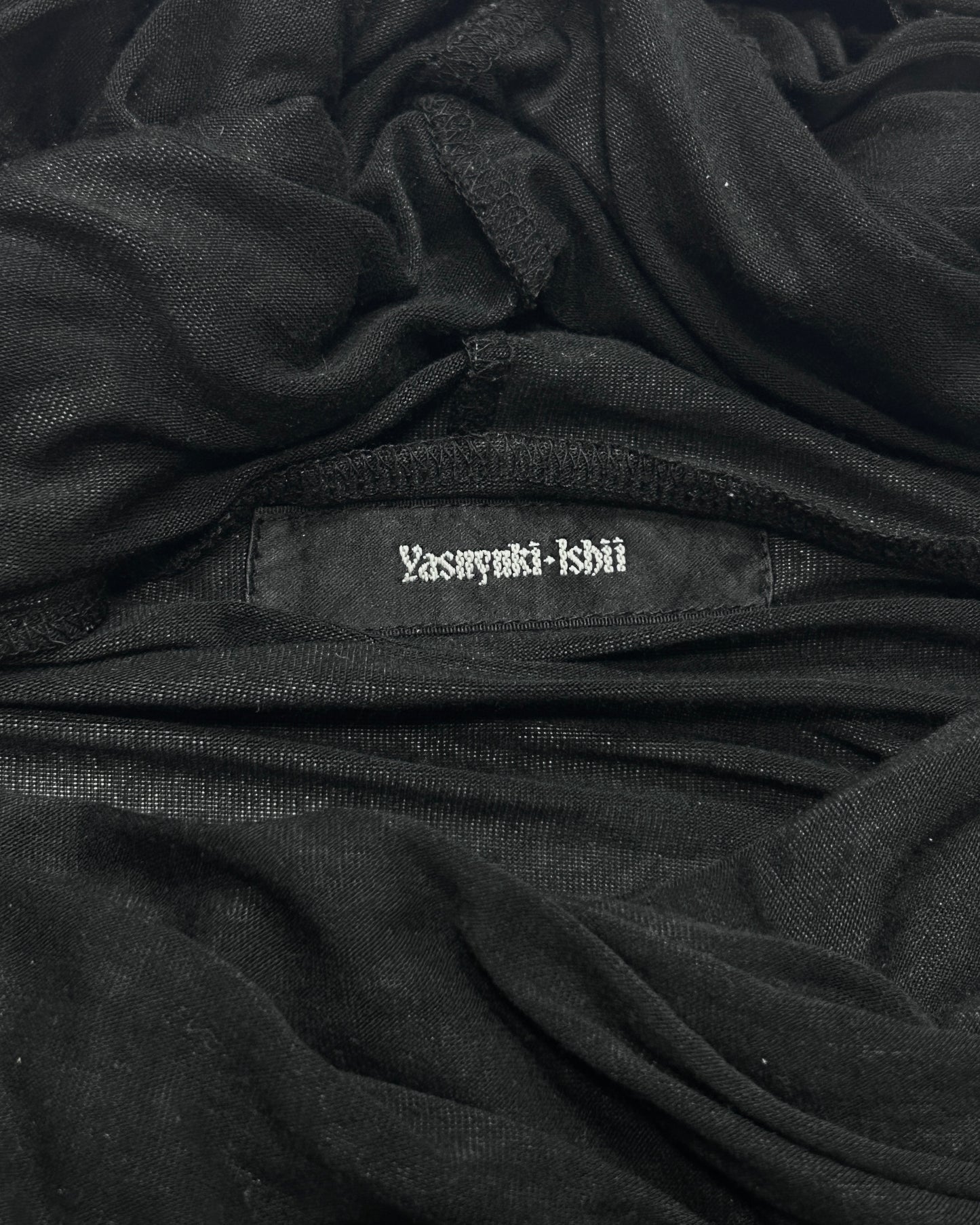 Yasuyuki Ishii Convertible High Neck Tencel Top Size 46