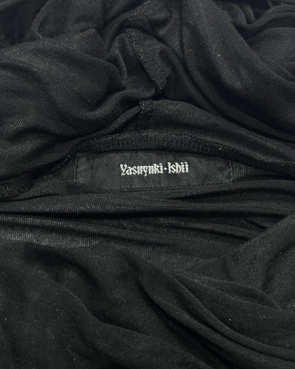 Yasuyuki Ishii Convertible High Neck Tencel Top Size 46