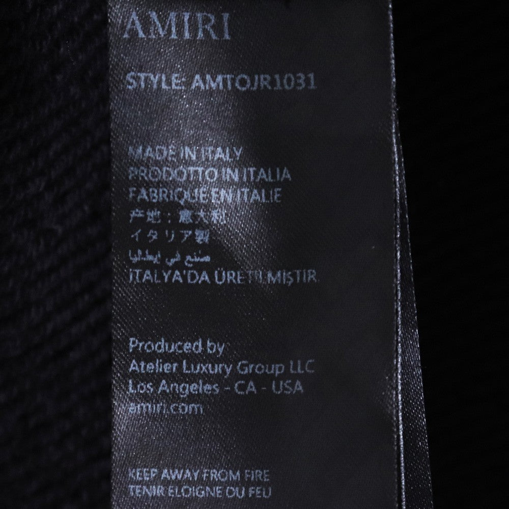 AMIRI Bones Oversized Hoodie Black Size XXL