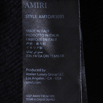 AMIRI Bones Oversized Hoodie Black Size XXL