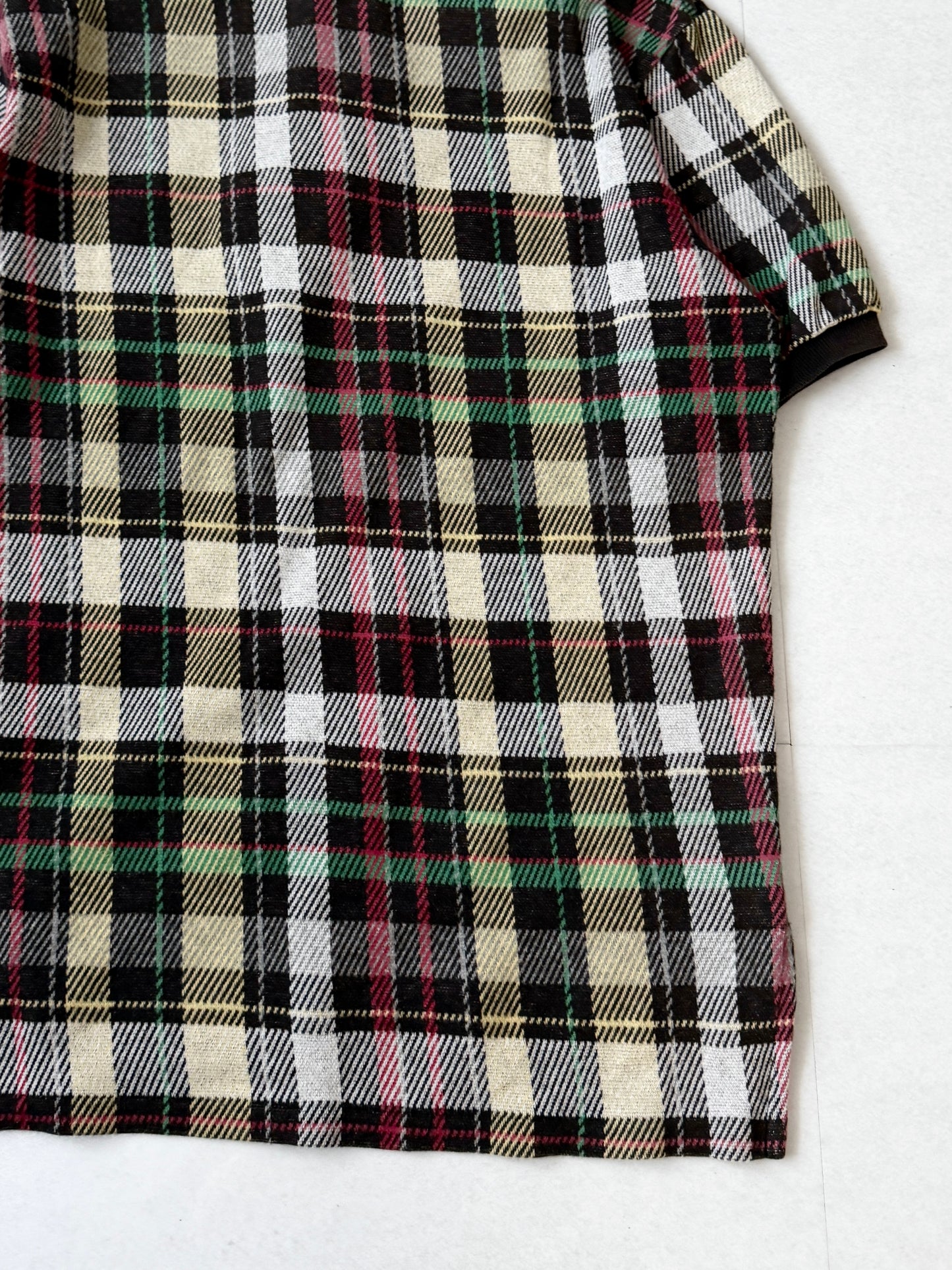 POLO by Ralph Lauren Cotton Check Design Polo Shirt Size S