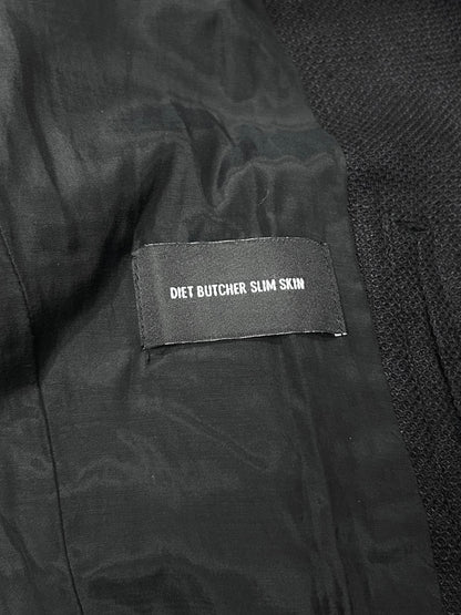Diet Butcher Slim Skin Linen Double Rider Jacket Size 1