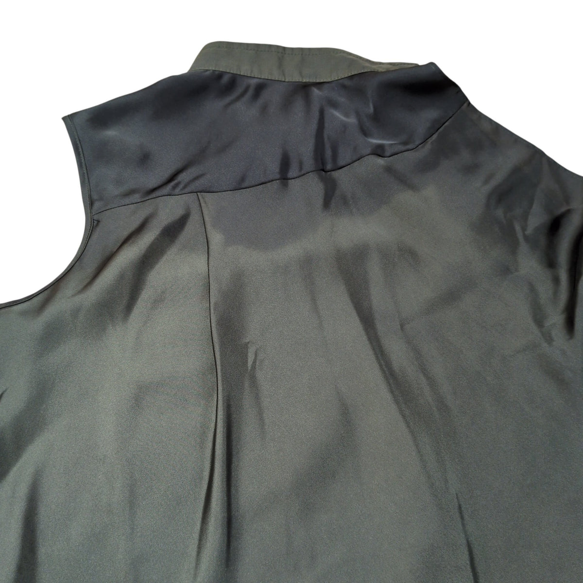 sacai 24SS Fabric Combo Military Blouse Khaki Size 1