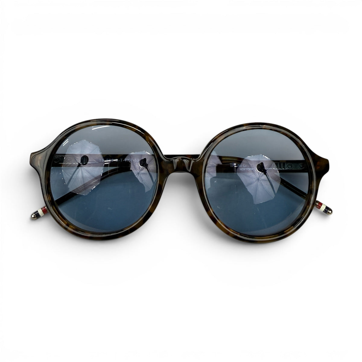 THOM BROWNE TB-500 Tortoise Round Frame