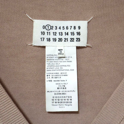 Maison Margiela Pink Rib & Hole Design Cardigan Size S