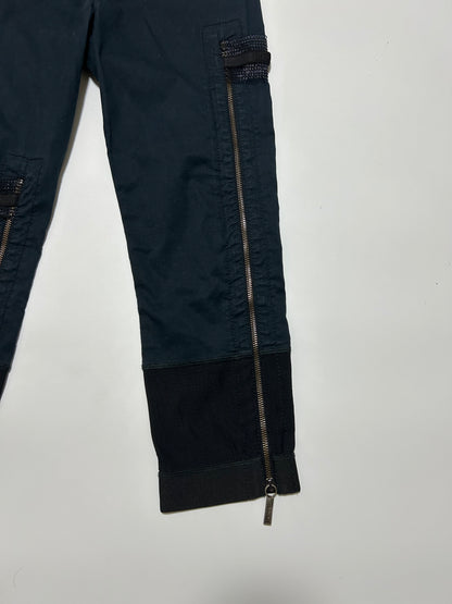 DIRK BIKKEMBERGS 90s Cropped Pants Dark Navy Size 42