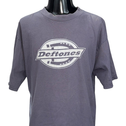 Vintage Deftones LOGO & PHOTO 90s T-Shirt Size XL