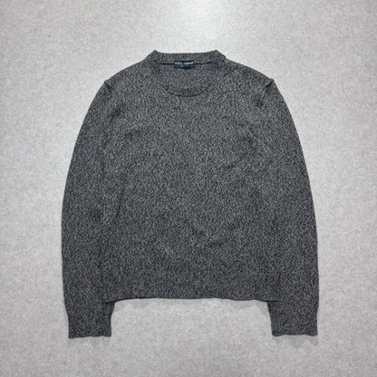Dolce & Gabbana Gray Wool Knit Shirt Size M