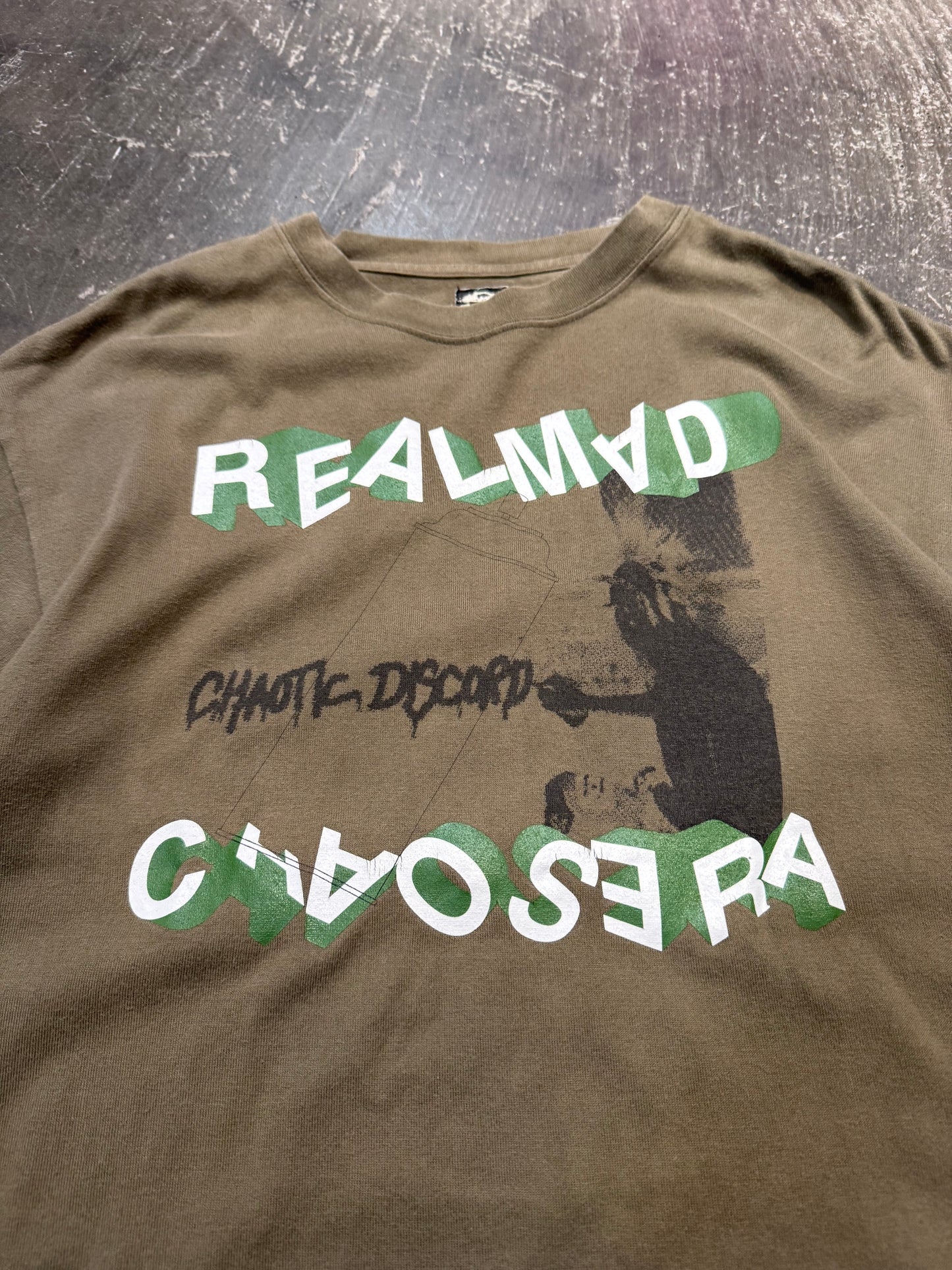 Undercover 01SS T-Shirt Khaki Cotton Size M