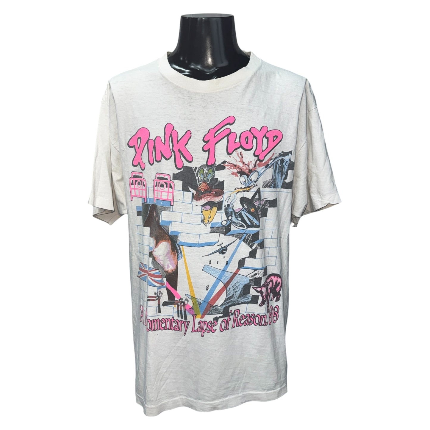 Pink Floyd 88 Momentary Lapse Reason T-Shirt Pink Size XL