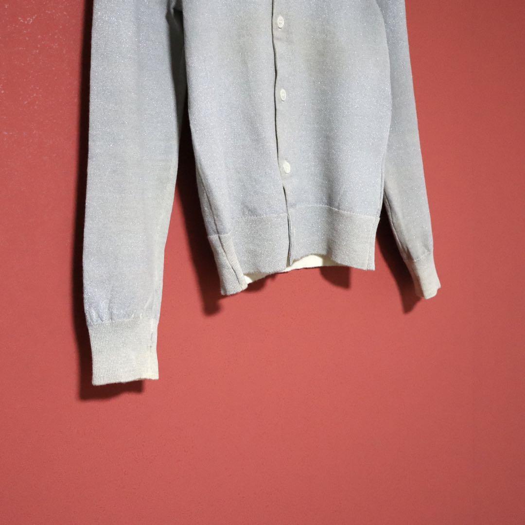 Comme des Garcons 10AW Shiny Design Knit Cardigan Size XS