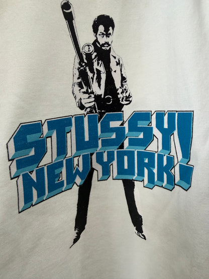 OLD STUSSY 90s "NEW YORK!" Chapter Tee White Size M