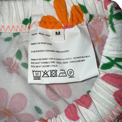 ERL Floral Print Crepe Trouser Pants Size 32