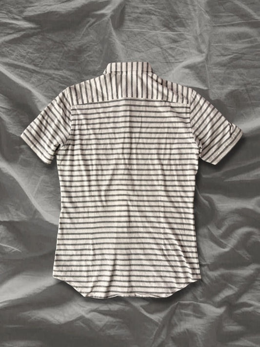 COMME des GARCONS HOMME DEUX SS17 Border S/S Shirt Size M