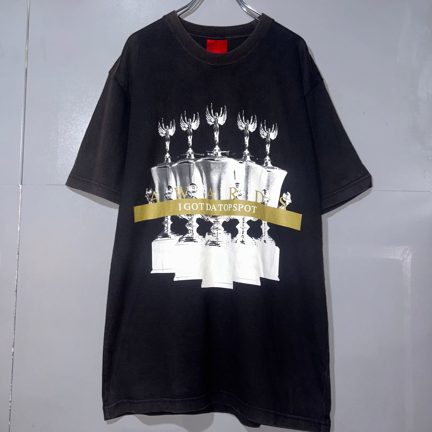 SWAGGER Black Print T-Shirt Size M