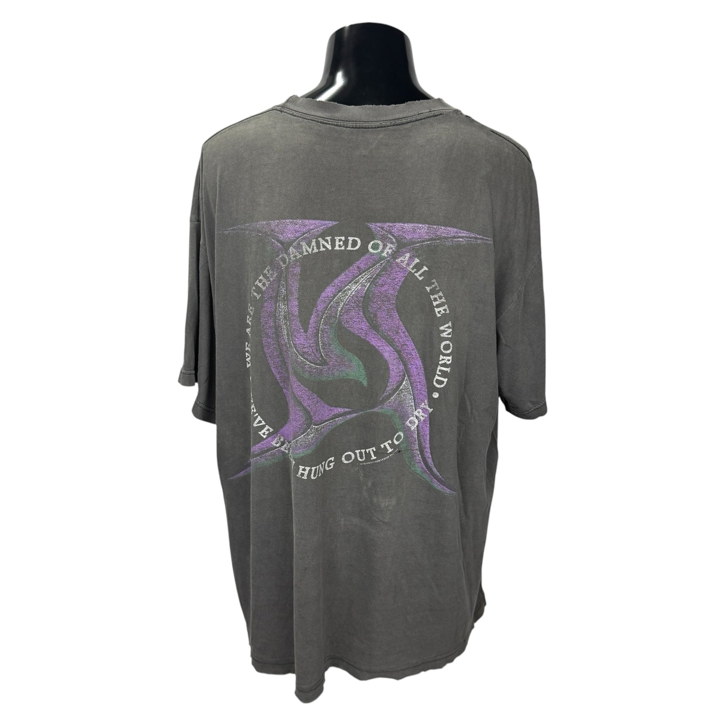MEGADETH 90s "HUNG OUT TO DRY" Vintage T-Shirt Size XL