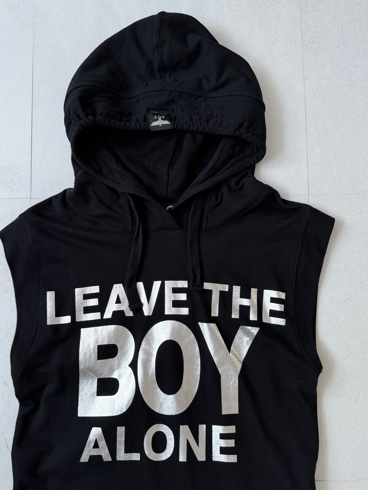 BOY LONDON Big Hood Cotton Vest Size FREE