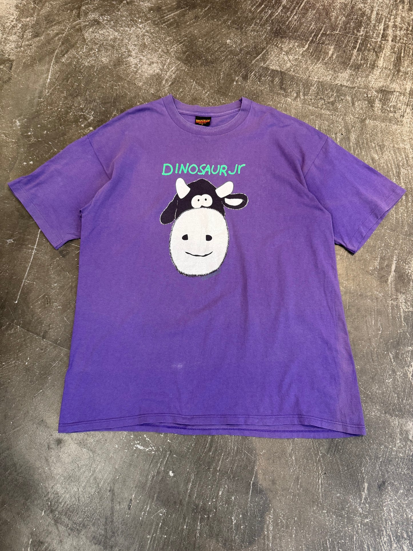 Vintage DINOSAUR Jr Purple Cotton T-Shirt Size XL