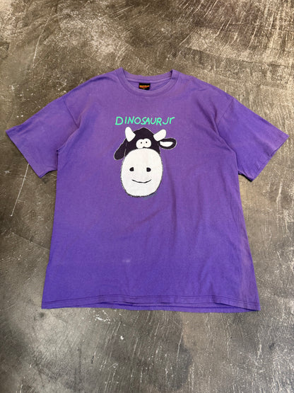 Vintage DINOSAUR Jr Purple Cotton T-Shirt Size XL