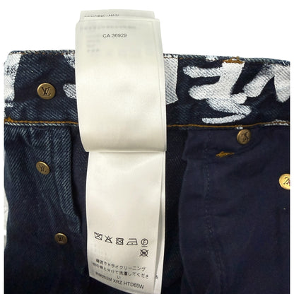 LOUIS VUITTON 25AW NIGO x Pharrell Denim Pants Size 30