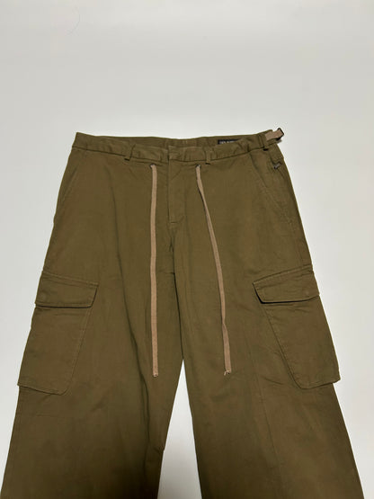 NEIL BARRETT SS03 Cotton Cargo Trousers Khaki