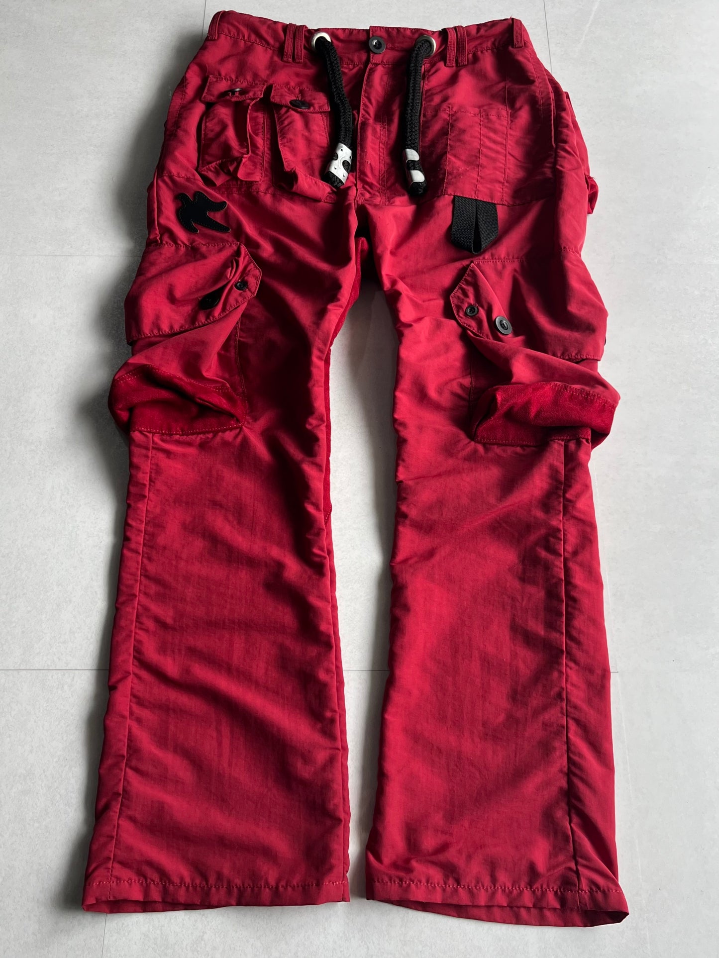 Vintage Red "Blood sweat&tears" Cargo Pants Size 40